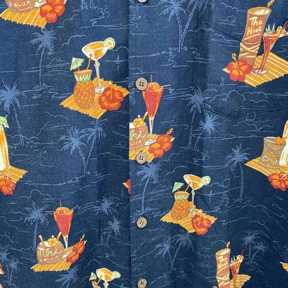 Hawaiian Quick Silver Mens Button Down Shirt - Picture 4 of 7